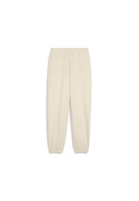 Puma Spodnie Wardrobe Ess Relaxed Tr Cl 62975387. Kolor: beżowy
