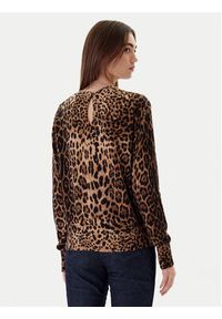 ViCOLO Sweter 22061F Brązowy Regular Fit. Kolor: brązowy. Materiał: wełna #5