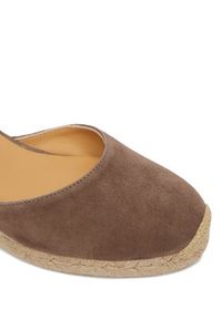 Castañer Espadryle Carina 21741 Brązowy. Kolor: brązowy. Materiał: skóra, zamsz #4