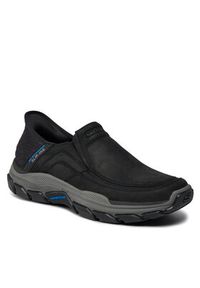 skechers - Skechers Sneakersy Respected Elgin 204810/BLK Czarny. Kolor: czarny. Materiał: materiał #3