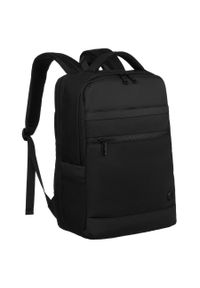 DAVID JONES - Plecak podróżny David Jones PC-051 czarny. Kolor: czarny. Styl: biznesowy, klasyczny, casual