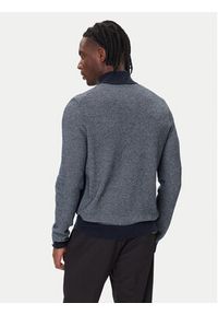 BOSS Sweter H-Hettore 50549976 Granatowy Regular Fit. Kolor: niebieski. Materiał: wełna #4