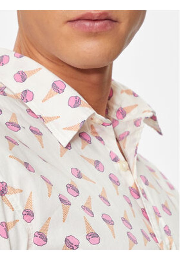 Jack & Jones Koszula Sunshade 12249217 Kolorowy Slim Fit. Materiał: bawełna. Wzór: kolorowy