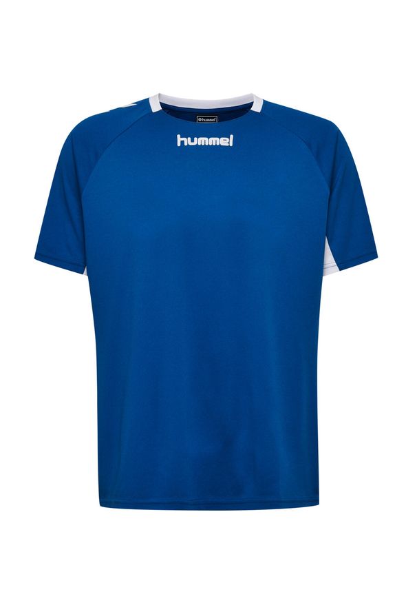 Koszulka sportowa z krótkim rękawem męska Hummel Core Team Jersey S/S. Kolor: niebieski. Materiał: jersey. Długość rękawa: krótki rękaw. Długość: krótkie