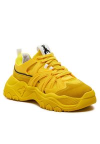 Patrizia Pepe Sneakersy 8Z0043/V005-Y447 Żółty. Kolor: żółty. Materiał: materiał, mesh