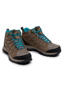 columbia - Columbia Trekkingi Redmond III Mid Waterproof BL0168 Brązowy. Kolor: brązowy. Materiał: skóra, zamsz