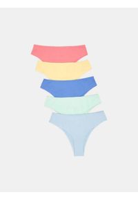 Sinsay - Majtki brazyliany 5 pack - wielobarwny. Materiał: bawełna