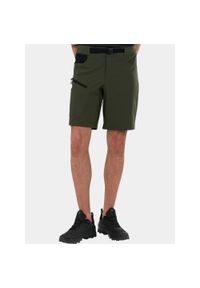 FUNDANGO - Spodenki trekkingowe męskie Fundango Roger Trekking Short. Kolor: wielokolorowy, czarny, zielony. Materiał: poliamid. Sport: turystyka piesza