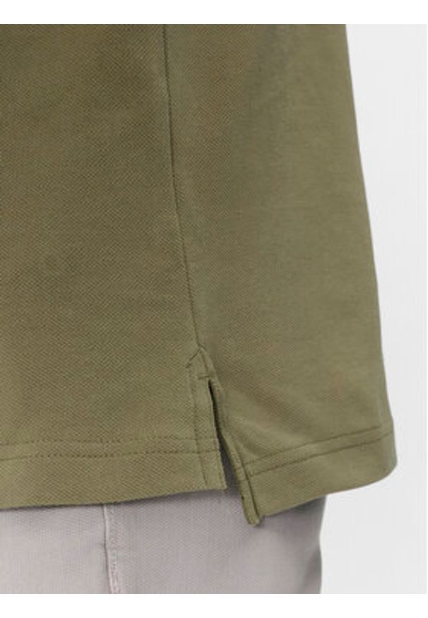 TOMMY HILFIGER - Tommy Hilfiger Polo 1985 MW0MW17771 Zielony Slim Fit. Typ kołnierza: polo. Kolor: zielony. Materiał: bawełna