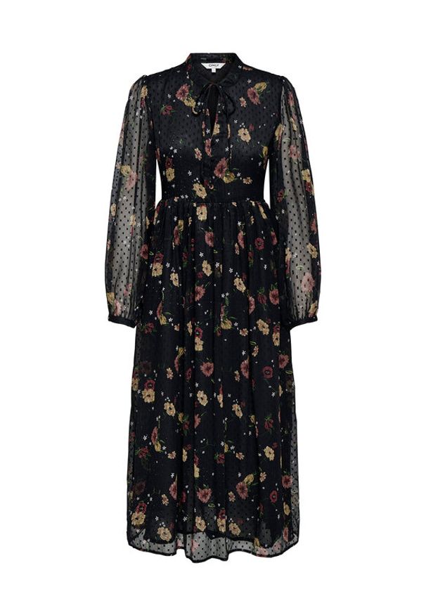 only - ONLY Sukienka codzienna Eliza 15355021 Czarny Regular Fit. Okazja: na co dzień. Kolor: czarny. Materiał: syntetyk. Typ sukienki: proste. Styl: casual