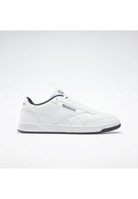 Buty na co dzień Reebok Court Trampki. Okazja: na co dzień. Kolor: biały, wielokolorowy, niebieski. Materiał: materiał, syntetyk