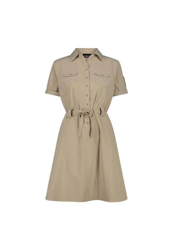 Sukienka damska turystyczne CMP 33S5346. Kolor: beżowy. Sport: turystyka piesza