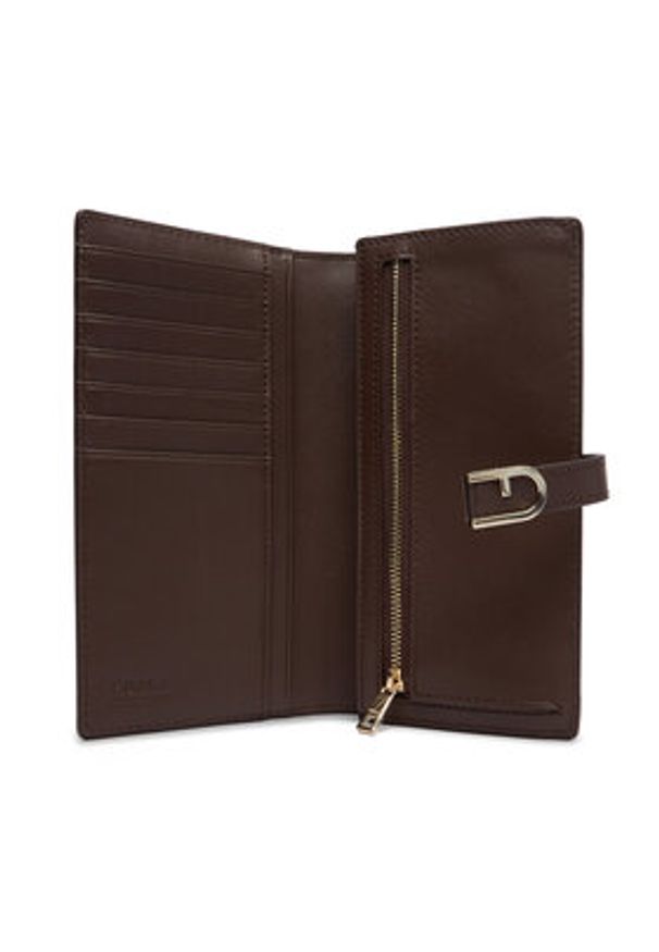 Furla Duży Portfel Damski Flow Continental Bifold WP00402 BX2045 CN 4284S 1007 Brązowy. Kolor: brązowy. Materiał: skóra