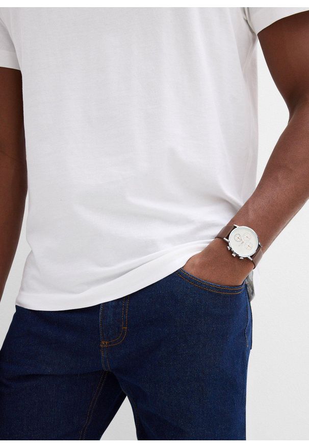 bonprix - T-shirt (3 szt.). Kolor: biały. Materiał: jersey