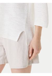 United Colors of Benetton - United Colors Of Benetton Sweter 115GD10CT Biały Boxy Fit. Kolor: biały. Materiał: bawełna #5