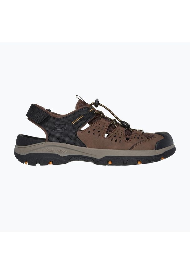 skechers - Sandały męskie SKECHERS Tresmen Menard. Kolor: brązowy