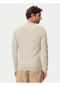 Guess Sweter M6YR11 Z0916 Beżowy jasny Regular Fit. Kolor: beżowy. Materiał: syntetyk #4