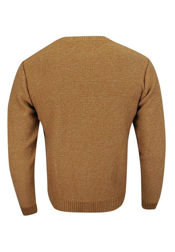 Lasota - Sweter Brązowy Elegancki Kardigan, Zapinany na Guziki -LASOTA- Męski. Okazja: na co dzień. Kolor: brązowy, wielokolorowy, beżowy. Materiał: bawełna, akryl. Styl: elegancki