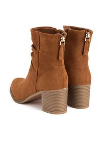 Jenny Fairy Botki MARTINA WS14438-22 Brązowy. Kolor: brązowy. Materiał: materiał #3