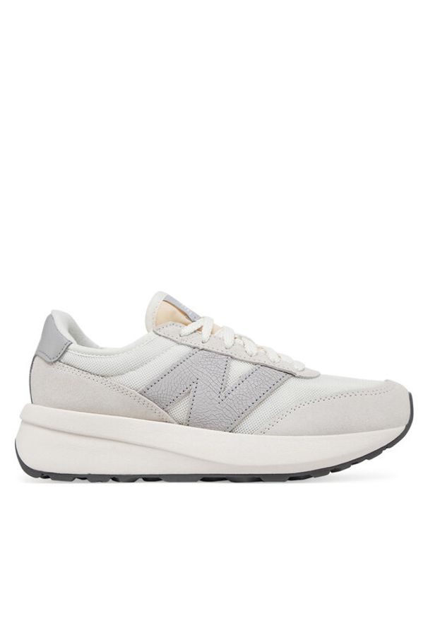 New Balance Sneakersy GS370AA Szary. Kolor: szary. Materiał: skóra, zamsz