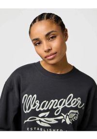 Wrangler - DAMSKA BLUZA WRANGLER OVERSIZED SWEAT FADED BLACK 112370826 #8