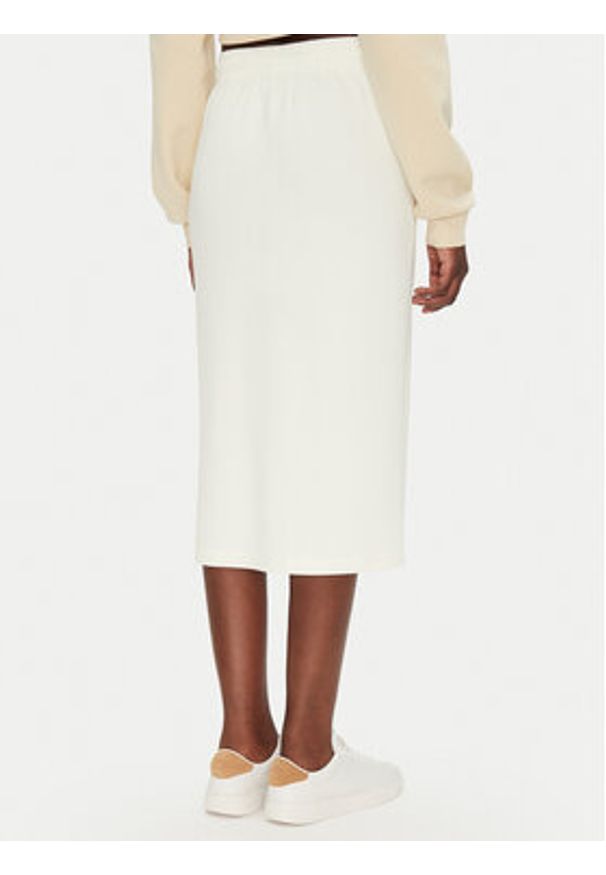 Fransa Spódnica midi 20615495 Écru Regular Fit. Materiał: syntetyk
