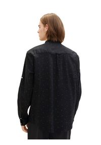 Tom Tailor Denim Koszula 1034921 Czarny Regular Fit. Kolor: czarny. Materiał: bawełna, denim #4
