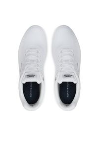 TOMMY HILFIGER - Tommy Hilfiger Sneakersy Modern Cup Knit Rwb FM0FM04942 Biały. Kolor: biały. Materiał: materiał