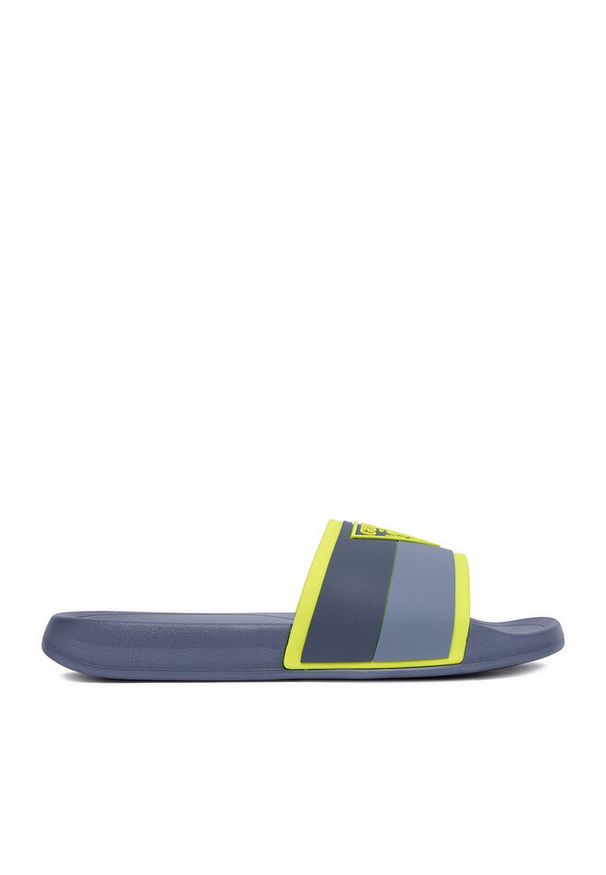 Klapki Guess. Kolor: niebieski