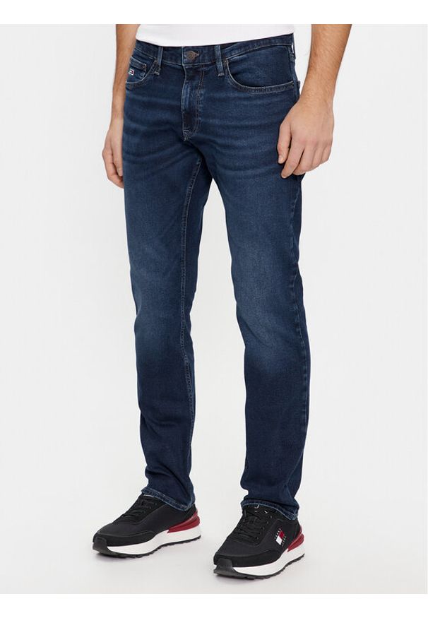 Tommy Jeans Jeansy Scanton Slim Ah1267 DM0DM18136 Granatowy Slim Fit. Kolor: niebieski