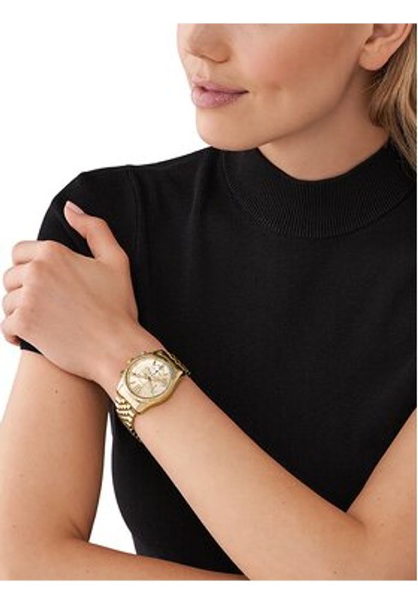 Michael Kors Zegarek Lexington MK7378 Złoty. Kolor: złoty