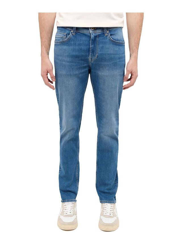 Męskie Spodnie Jeansowe Mustang Style Vegas Slim Denim Blue 1014859 5000 583
