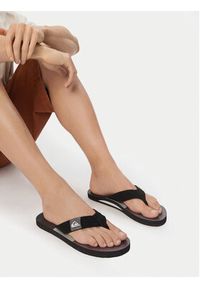 Quiksilver Japonki EO-DUNE CQ10036MEUX Czarny. Kolor: czarny. Materiał: skóra #9