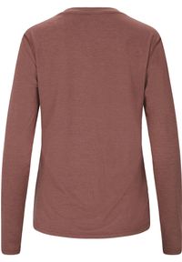 ENDURANCE - Koszulka do biegania damska Endurance Maje Melange L/S. Kolor: beżowy. Długość rękawa: długi rękaw
