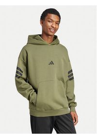 Adidas - adidas Bluza Future Icons 3-Stripes JD4856 Zielony Regular Fit. Kolor: zielony. Materiał: syntetyk #4