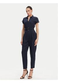 ACCESS FASHION Kombinezon 53-5511-128 Granatowy Regular Fit. Kolor: niebieski. Materiał: lyocell #4