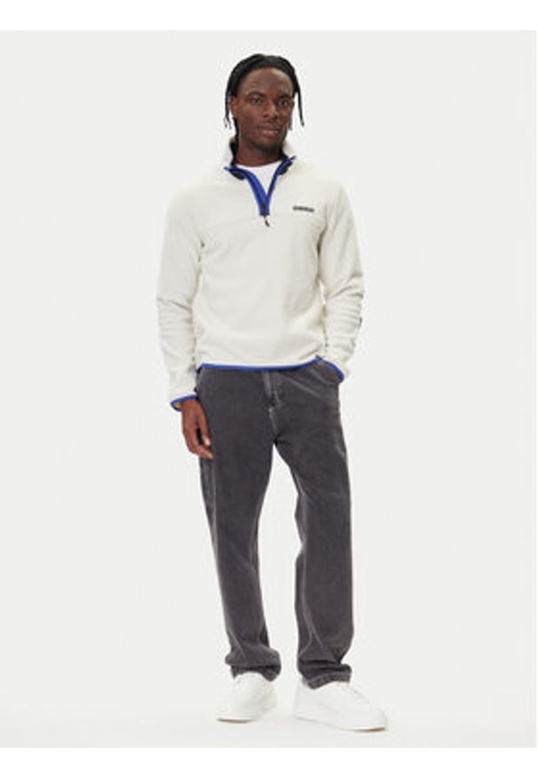 Napapijri Polar T-Dergana NP0A88UZ Beżowy Regular Fit. Kolor: beżowy. Materiał: syntetyk