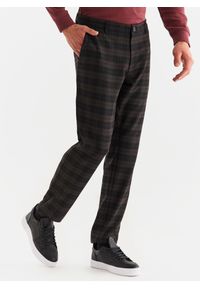 Pako Lorente - PAKO LORENTE – Casualowe męskie spodnie w kratę P22WF-WX-002-C-0. Okazja: na co dzień. Materiał: elastan, wiskoza, poliester. Styl: casual #4
