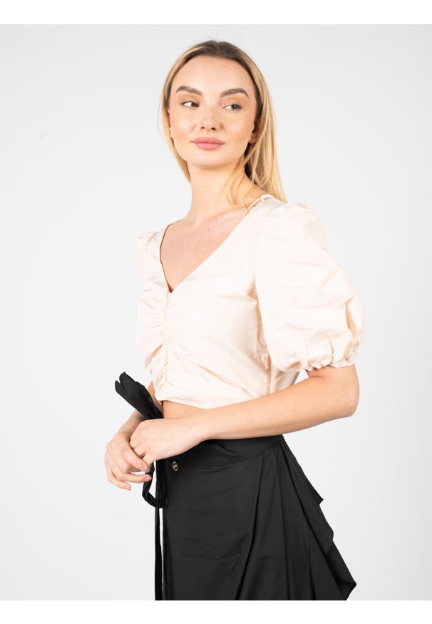 Pinko Top "Telsen" | 100599 Y3LE | Kobieta | Różowy. Okazja: na imprezę. Kolor: różowy. Materiał: poliester. Styl: elegancki