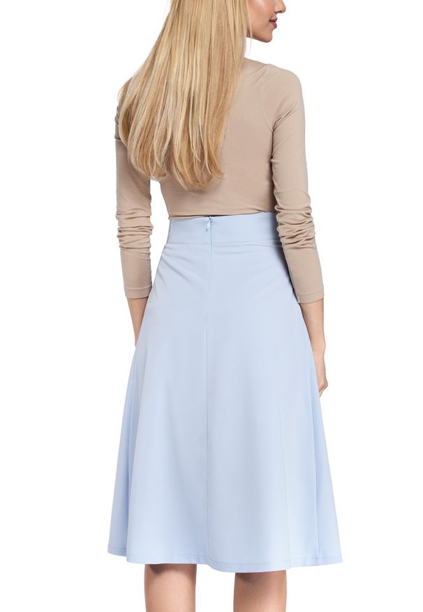 Spódnica rozkloszowana MOE elegancka, do kolan