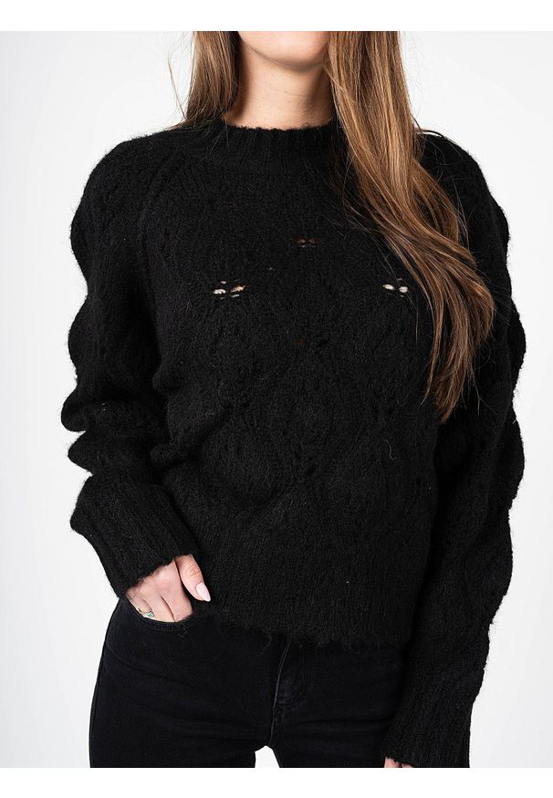 Silvian Heach Sweter "Oversize" | CVA22153MA | Kobieta | Czarny. Kolor: czarny. Materiał: akryl, poliester, elastan, wełna