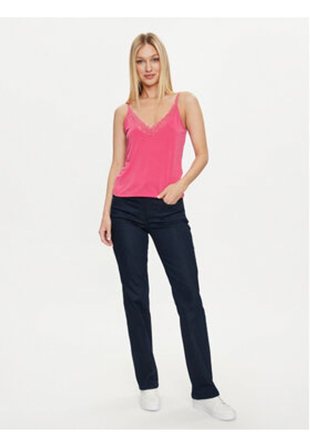 Vero Moda Top Imila 10307232 Różowy Regular Fit. Kolor: różowy. Materiał: syntetyk