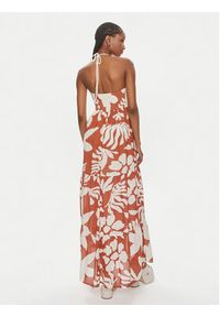 Gaudi Sukienka letnia 411FD15006 Pomarańczowy Regular Fit. Kolor: pomarańczowy. Materiał: bawełna, wiskoza. Sezon: lato