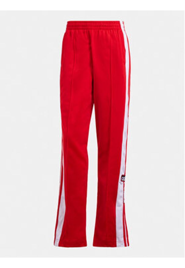 Adidas - adidas Spodnie dresowe Adibreak IP0620 Czerwony Regular Fit. Kolor: czerwony. Materiał: syntetyk