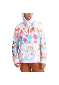 Bluza męska Element Bloom Tie Dye. Kolor: biały. Materiał: bawełna. Sport: skateboard