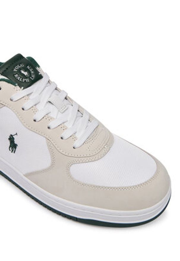 Polo Ralph Lauren Sneakersy 809P01625002 Beżowy. Kolor: beżowy. Materiał: skóra