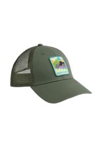 KATHMANDU - Czapka Trucker Kathmandu Low V2. Kolor: beżowy, zielony, wielokolorowy