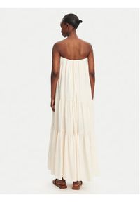 Eleh Sukienka letnia ESS250065 Beżowy Regular Fit. Kolor: beżowy. Materiał: bawełna. Sezon: lato #2