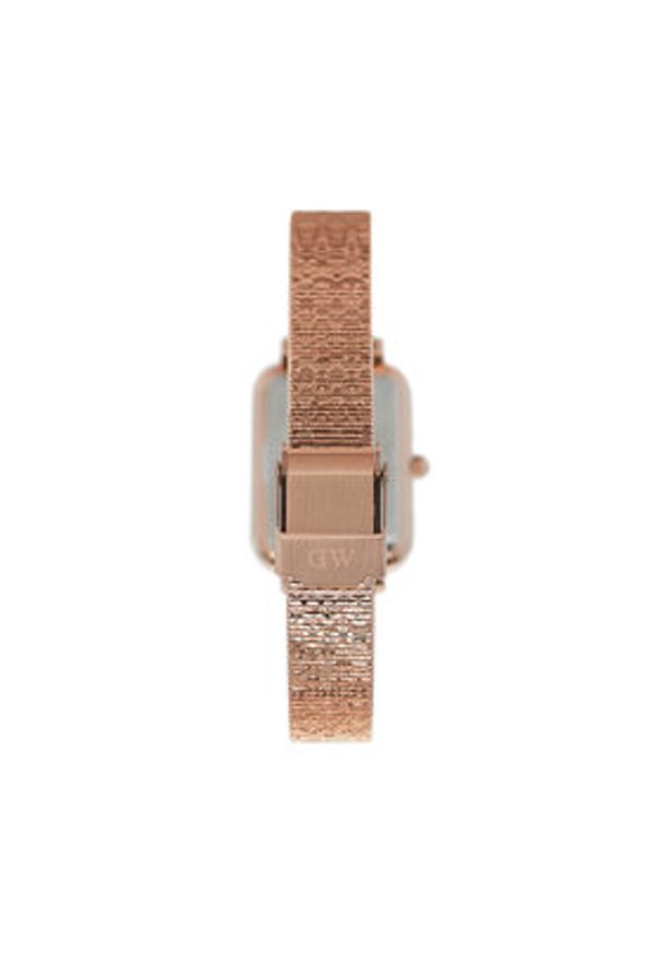 Daniel Wellington Zegarek Quadro Lumine Pressed Piano DW00100579 Złoty. Kolor: złoty