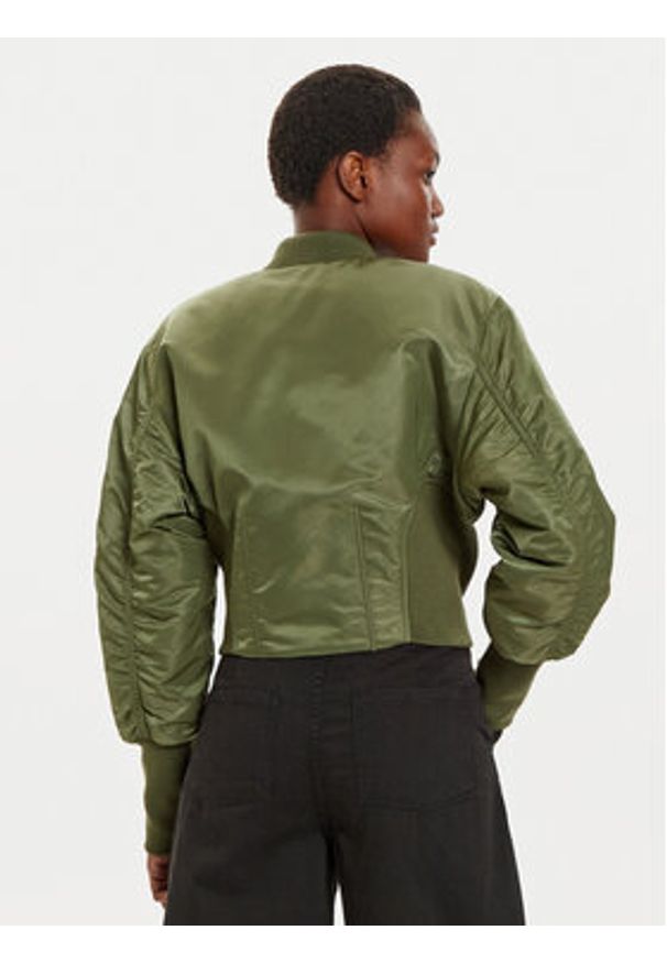 Alpha Industries Kurtka bomber 148003 Zielony Regular Fit. Kolor: zielony. Materiał: syntetyk